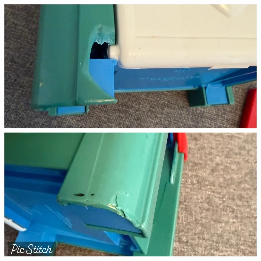 Fisher-Price Vintage 1989 Sort ‘n Stack Mailbox MISSING 1 LETTER MINOR DAMAGE